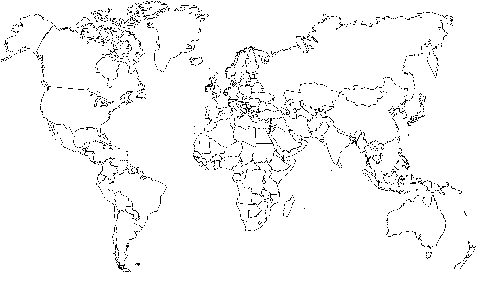 Fond de carte Planisphère Europe